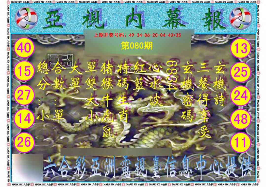 080期亚视内幕报[图]